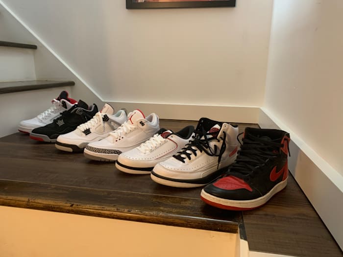 Some of Mary Berdo's favorite Jordans.